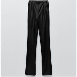 Zara faux leather leggings